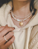 Levi Necklace (PREORDER) - Wesbury baroque pearl shell luxury accessory necklace bracelet